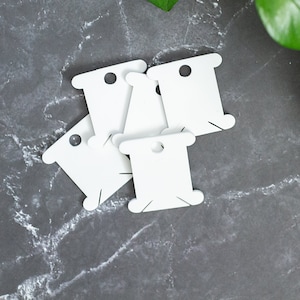 Floss Card Bobbins, Laser Cut SVG File, Floss Drop Cards, Floss Bobbin ...