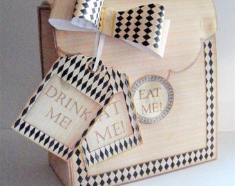 Kit numérique sac cadeau Alice au pays des merveilles