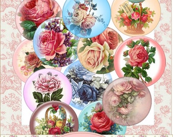 Téléchargement instantané d'embellissements floraux circulaires