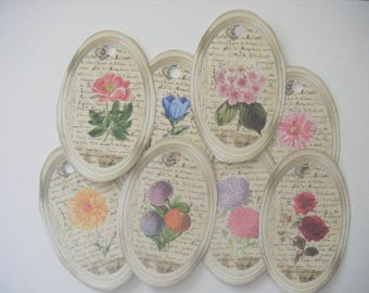 KIT numérique d'étiquettes florales Pdf