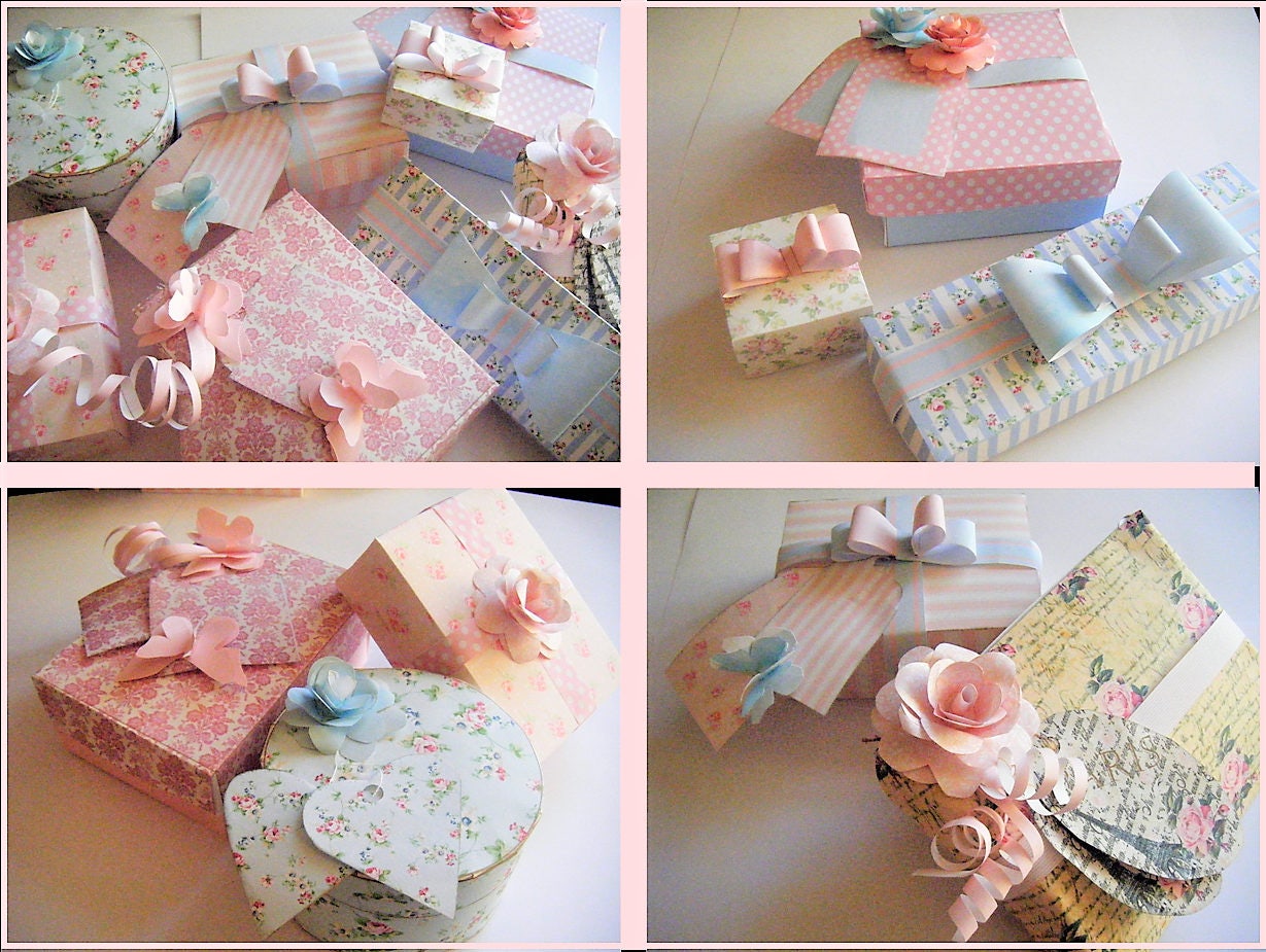 Mega Set of Pretty Gift Boxes Digital KIT - Etsy
