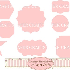 Instant Download BASIC SHAPE&#39;S Pink  Pdf