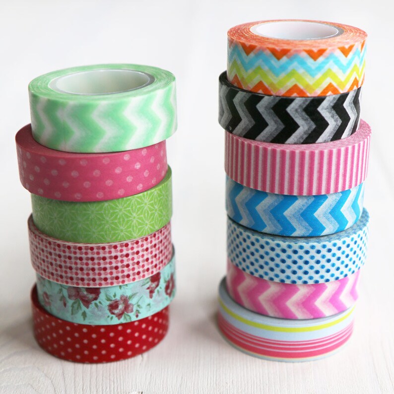 Paper Washi Tape Paper Tape For Craft Decoration Card Etsy