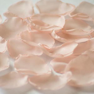 Blush pink flower petals/Blush pink wedding decor/Blush pink rose petals/Light Pink rose petals/Table decor/Flower Girl Basket/Vase Filler