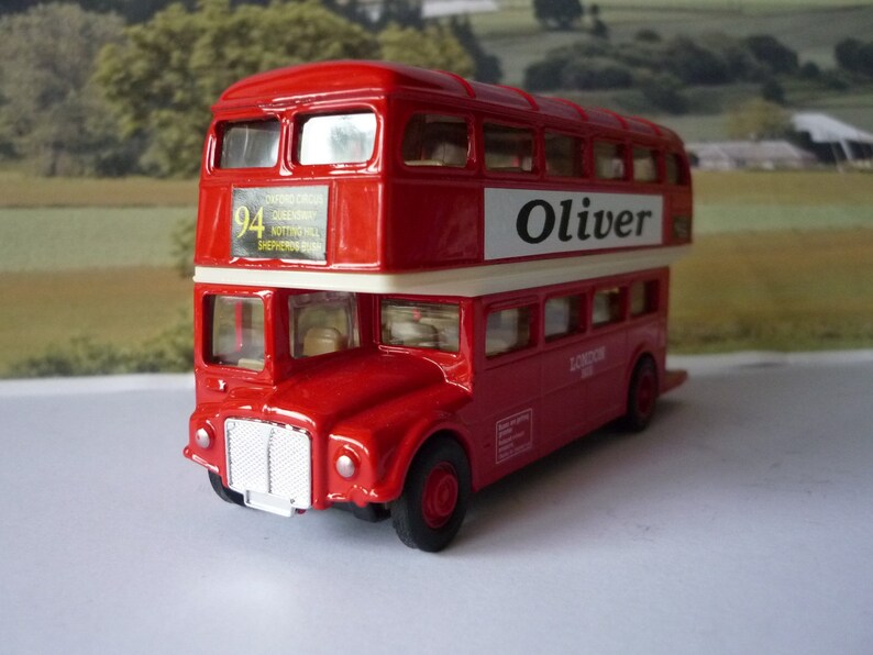 personalised toy bus