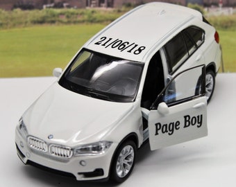 Wedding Day Car Gift Personalised Name Page Boy Usher BMW Toy Car Present Boxed 