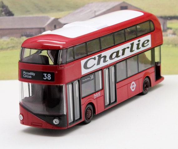 personalised toy bus