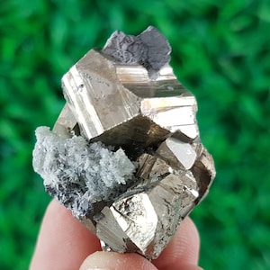 Shiny Pyrite from Bulgaria, Pyrite,Pyrite Crystal,pyrite Mineral,Natural Mineral,Natural Crystal,Pyrite Cluster,Fool&#39;s Gold,Raw Pyrite,stone