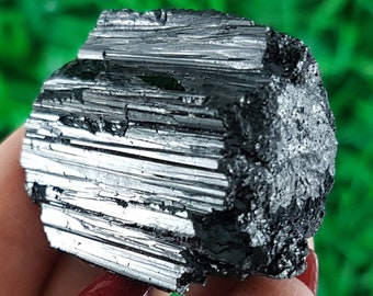 Tourmalina Negra Natural, Cristal de Turmalina, Cristal Natural, Tourmalina Natural, Especial Mineral, Chunk de Turmalina Negra, Cristal de Energía Fuerte