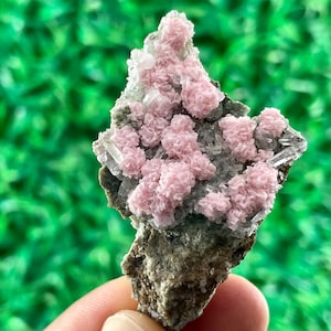 Amazing Rhodochrosite with Calcite from Davidkovo ore Filed,Bulgaria,Pink Crystal,Rhodochrosite Crystal,Rhodochrosite with Quartz