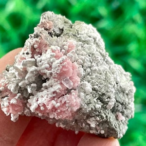 Amazing Rhodochrosite with Calcite from Davidkovo ore Filed,Bulgaria,Pink Crystal,Rhodochrosite Crystal,Rhodochrosite with Quartz