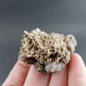 Chalcedony with Calcite from 9th September mine Madan ore field Smolyan Oblast Rhodope Mts Bulgaria minerals specimens from Bulgaria mineral