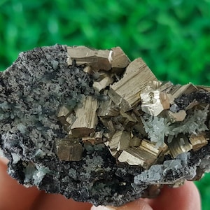Shiny Pyrite from Bulgaria, Pyrite,Pyrite Crystal,pyrite Mineral,Natural Mineral,Natural Crystal,Pyrite Cluster,Fool&#39;s Gold,Raw Pyrite,stone