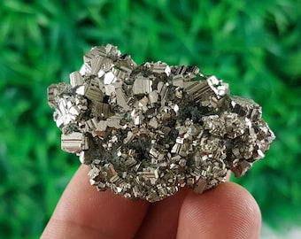 Double Sided Golden Pyrite with Sphalerite from Bulgaria,Crystal Pyrite,Mineral,Crystal,Stone,Rocks,Cluster, Specimen,Natural Crystal,Pyrite