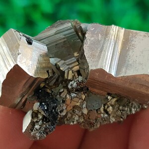 Shiny Pyrite from Bulgaria, Pyrite,Pyrite Crystal,pyrite Mineral,Natural Mineral,Natural Crystal,Pyrite Cluster,Fool&#39;s Gold,Raw Pyrite,stone