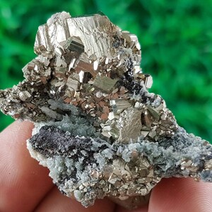 Shiny Pyrite from Bulgaria, Pyrite,Pyrite Crystal,pyrite Mineral,Natural Mineral,Natural Crystal,Pyrite Cluster,Fool&#39;s Gold,Raw Pyrite,stone