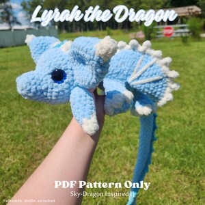 ドラゴンの編み図「デクシー」：縫いやすい編みぐるみ（PDF） - Etsy 日本