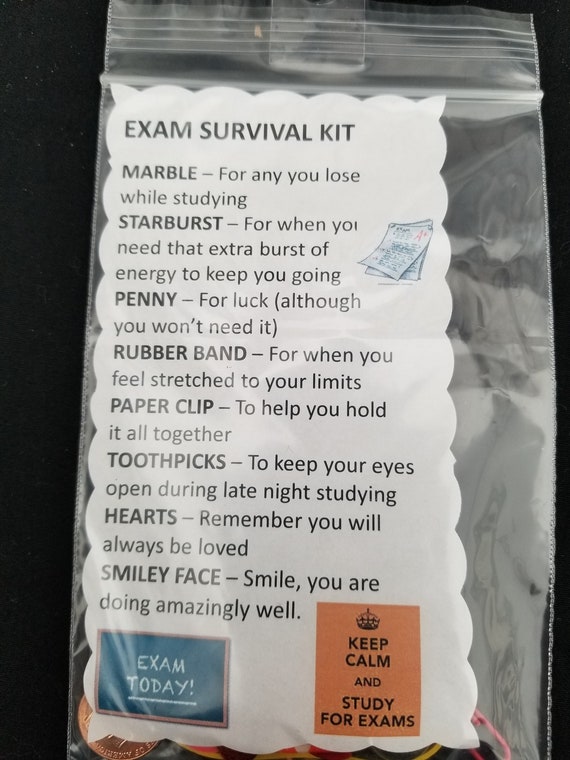 Exam Survival Kit Ideas