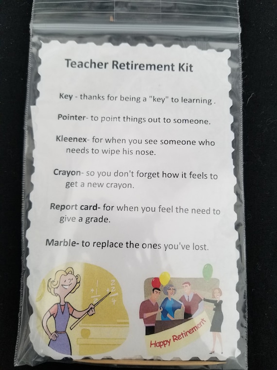 Teacher Retirement Survival Kit