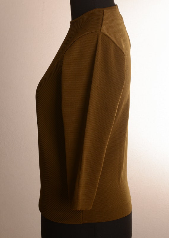 Vintage German 60s Top / Light Sweater / Knit Shi… - image 2