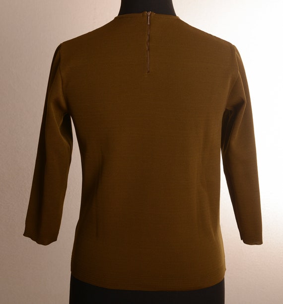 Vintage German 60s Top / Light Sweater / Knit Shi… - image 4