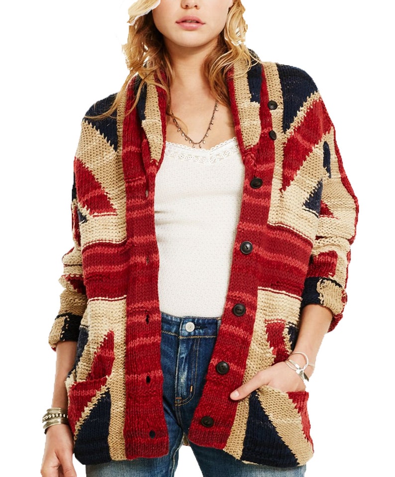 1.19 kg Unisex Hypoallergenic Luxurious 100/% Royal Alpaca Women/'s Shawl /& V-Neck Button Down Cardigan British flag Thermo Organic Silky