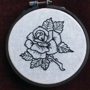 Kit de bordado de rosas