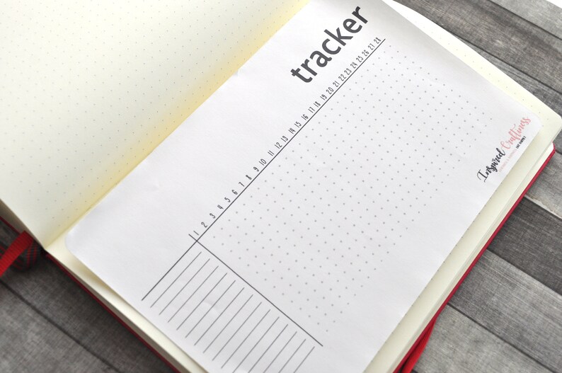 garden tracker bullet journal