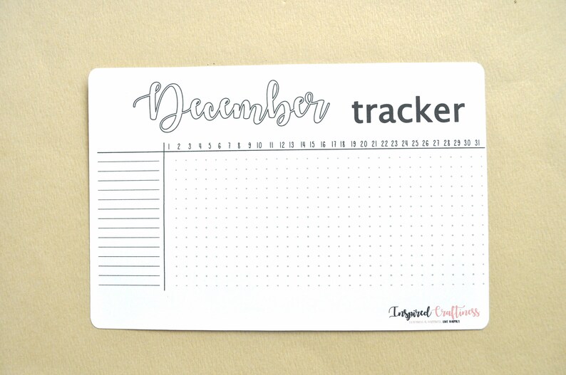 Bullet journal, December kit, bujo stickers, planning stickers, planner tracker, bujo trackers, bujo monthly layout image 4