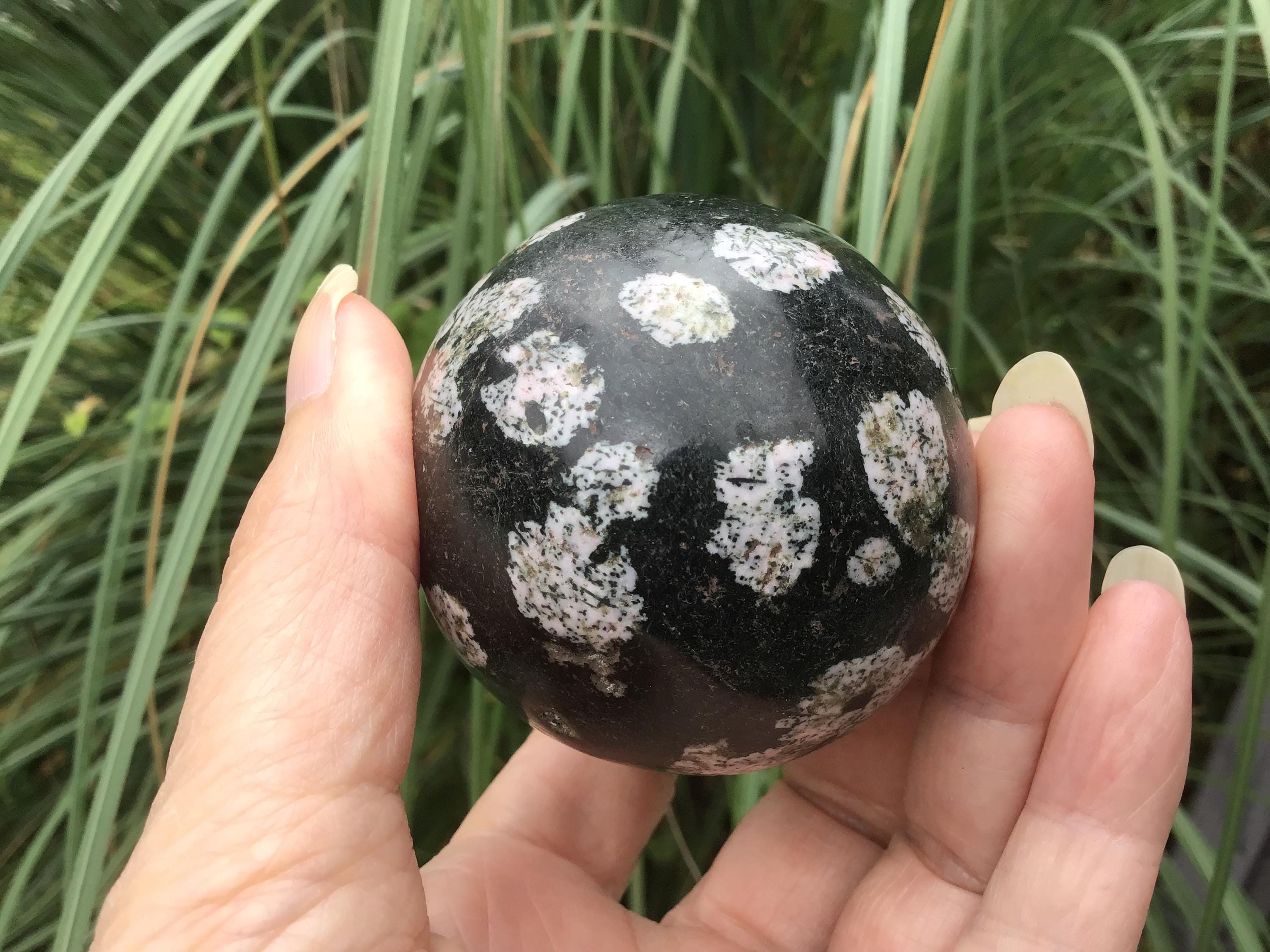 BLACK JADE CRYSTAL Egg: Crystals for Grounding and Protection - Etsy