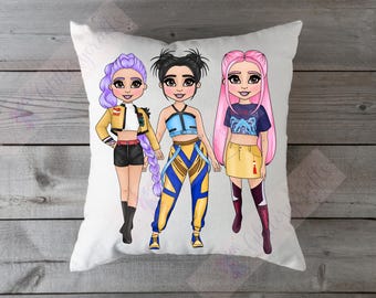 Girls Demon cushion cover