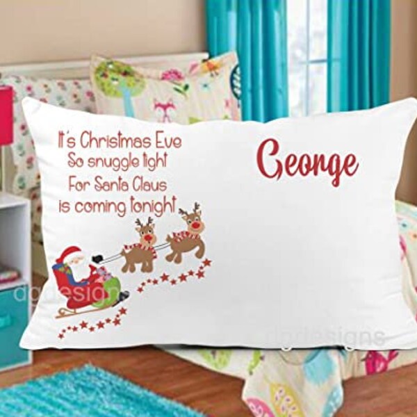 Christmas Pillowcase Etsy UK