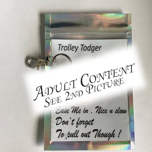 Novelty willy trolley token. Mature gift