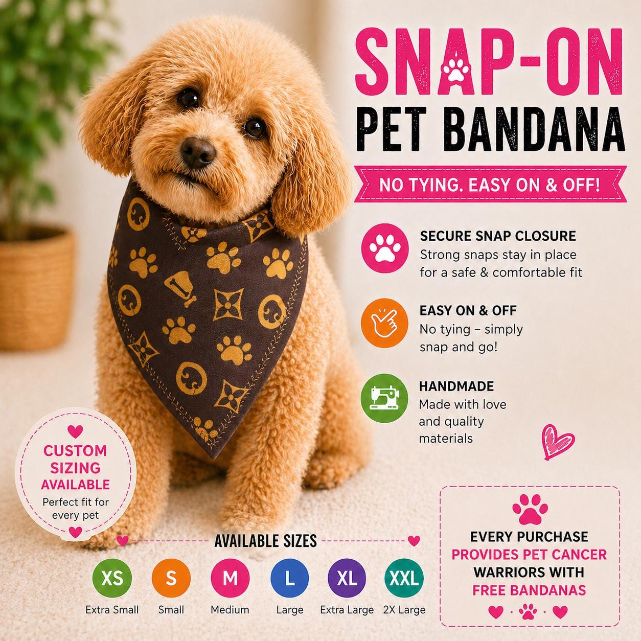 Louis Vuitton Dog Bandana - Etsy