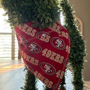 San Francisco 49ers Niners Bandana Dog Cat Feline Pet Bandanna Football NFL Sports Scarf