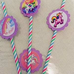 Unicorn Paper Straw image 1