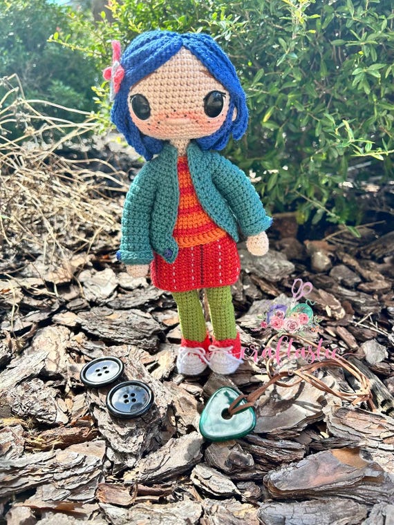 Coraline Doll Coraline Sweater Pattern Coraline Doll PDF Pattern