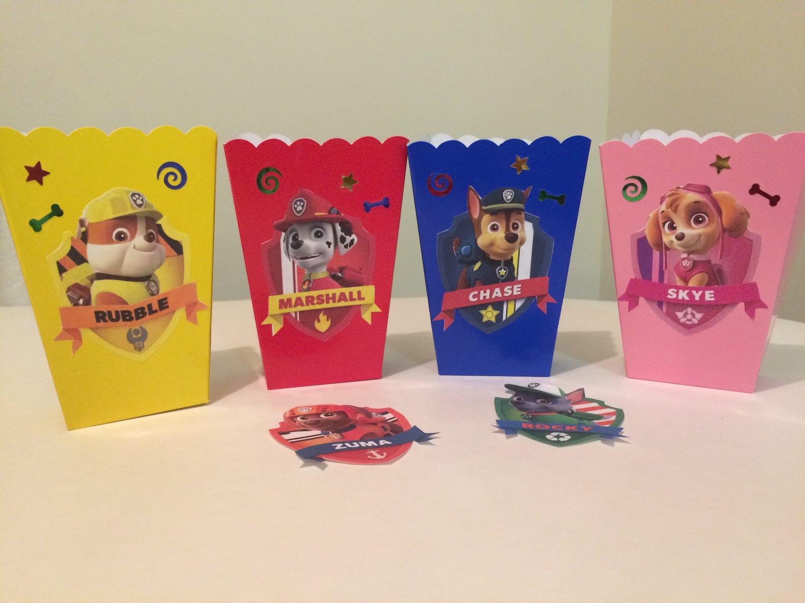 Paw Patrol Snack Box Goodie Bag Favor Bag Etsy