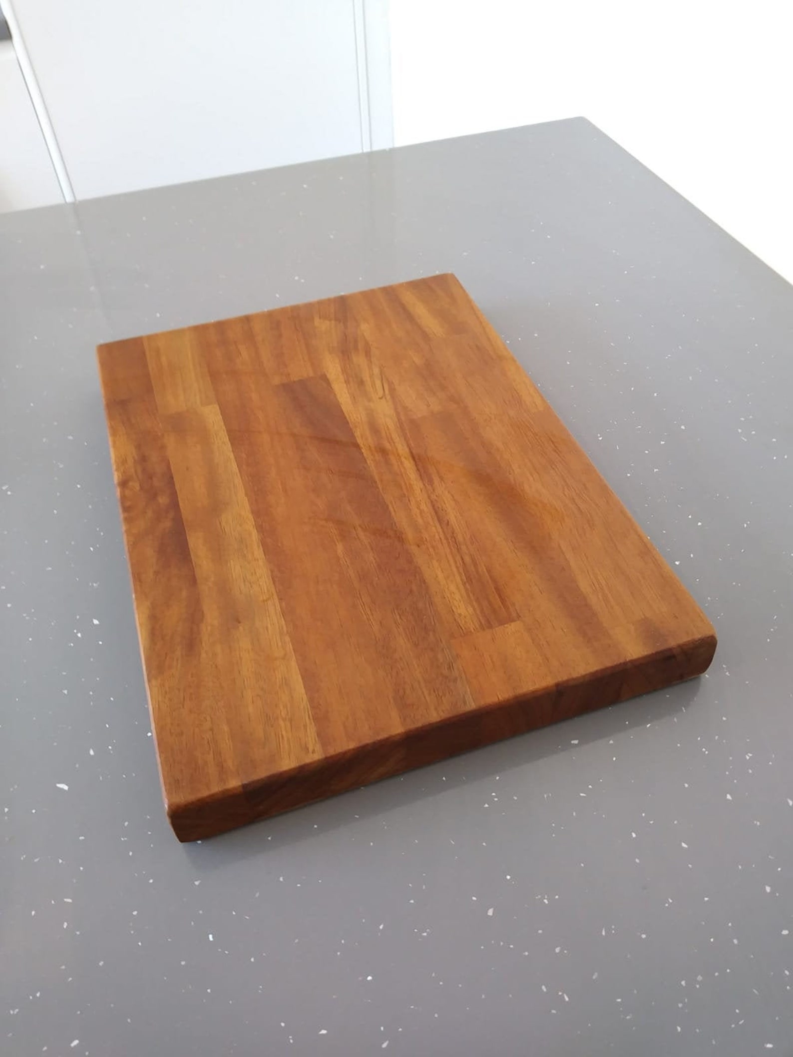 Solid Iroko Chopping Board Butchers Block Cutting Board Etsy