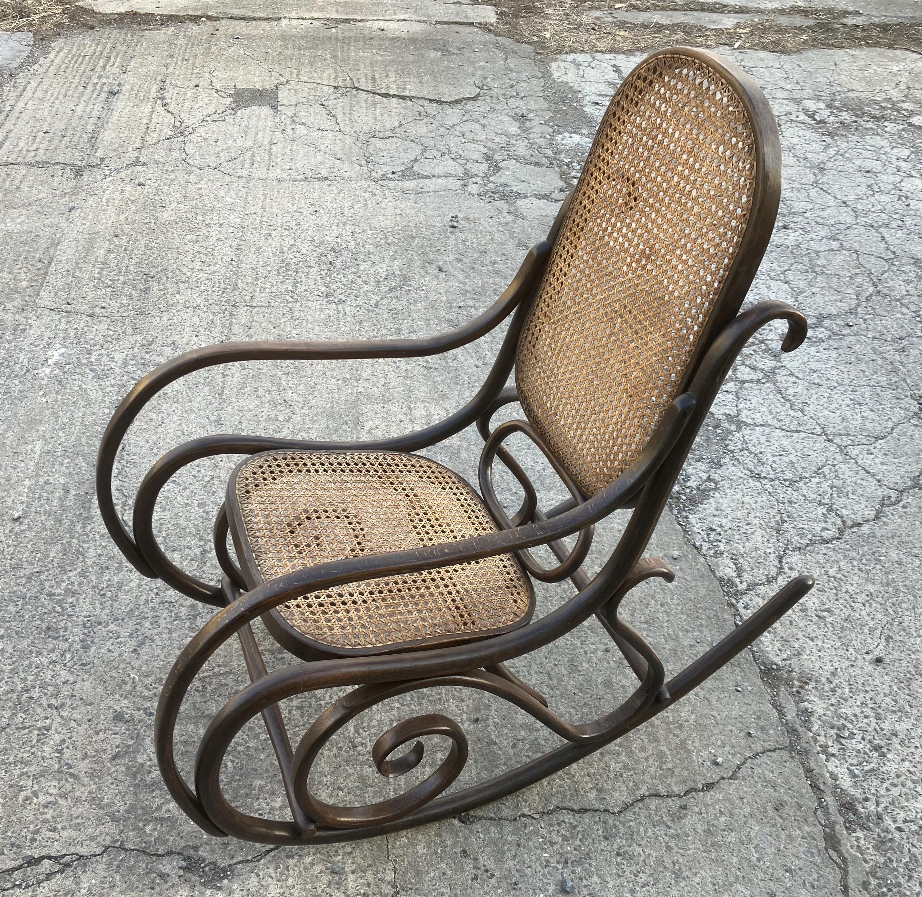 Repurposed Vintage Wicker Rocker Repurpose Wicker Chair Transform