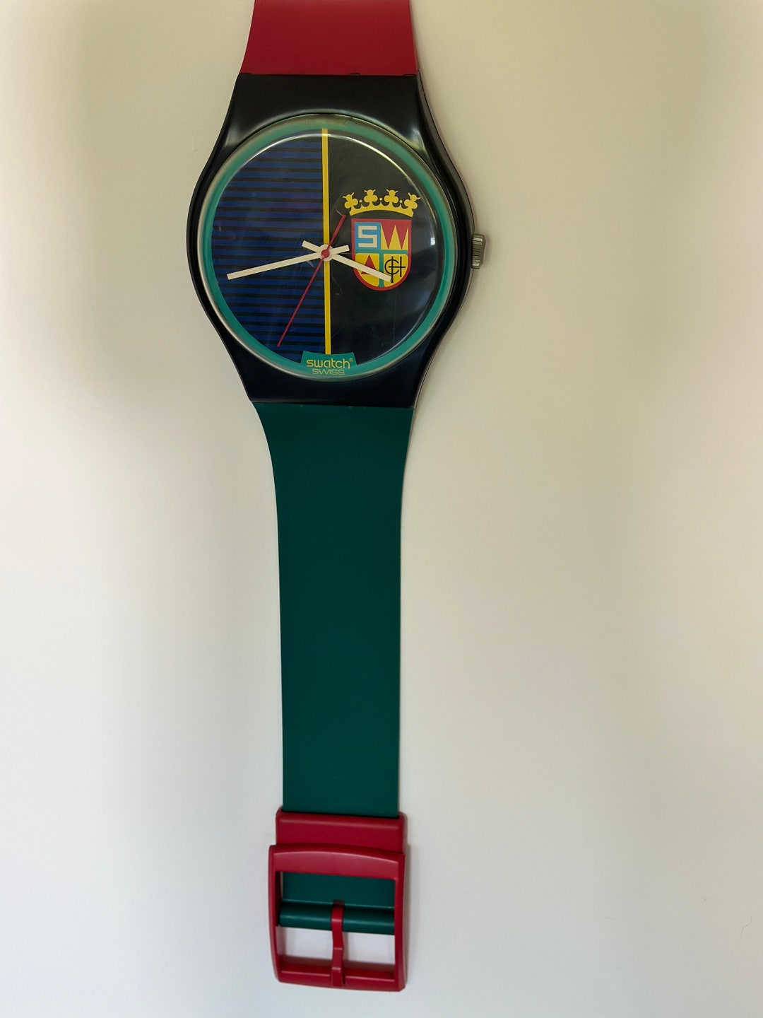 Maxi Swatch Wall Clock 1980s - Etsy