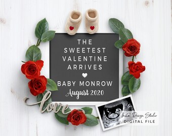valentines day birth announcement