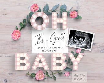 it's a girl announcement gifts