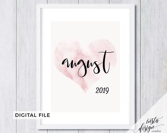august 2019 baby announcement
