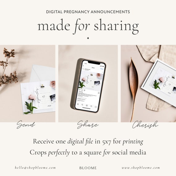Holiday PERSONALIZED digital pregnancy announcement for social media custom baby announcement gender reveal instagram Christmas letter board