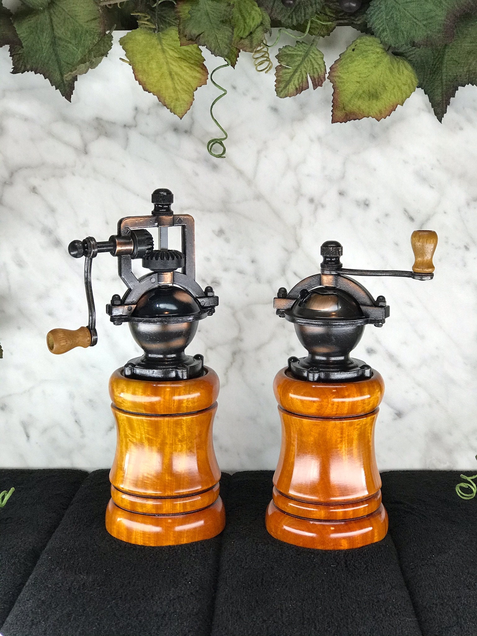 Antique and Vintage Style Salt and Pepper Mills M301 Etsy