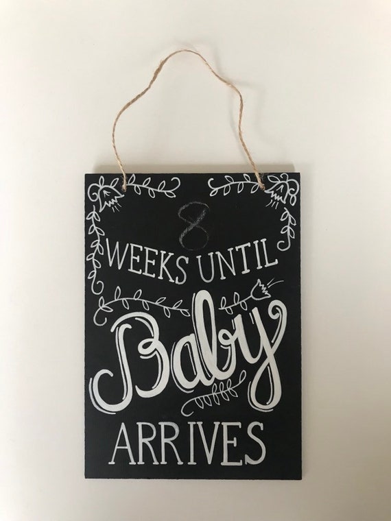 personalised baby countdown