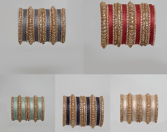 Indisches Armreif Set, festlicher Hochzeitsschmuck