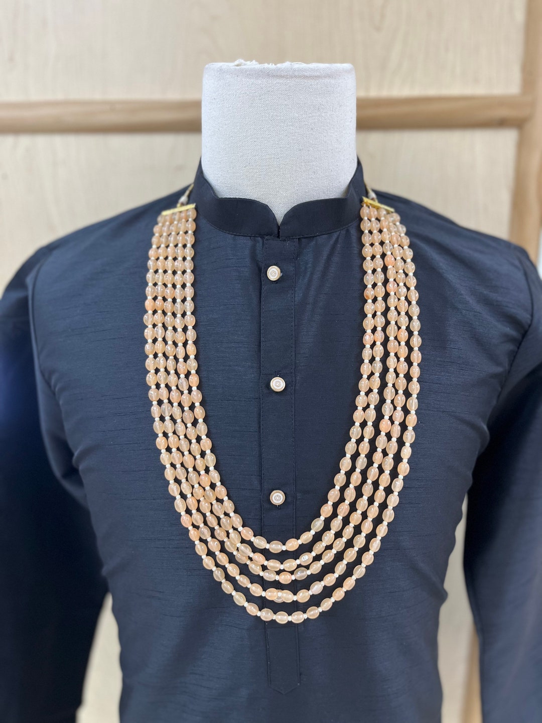 Indian Mens Necklace/mala, Wedding Jewelry for Mens, Indian Jewelry