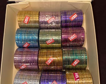 Kids Metal Bangles – Assorted Colors & Sizes, Indian Wedding Jewelry, Kids Bangle bar, Baby Bangles, Kids Bangles, girls bangles